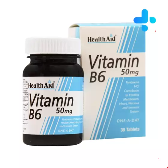 Health Aid Vitamin B6 50 mg 30 Tabs