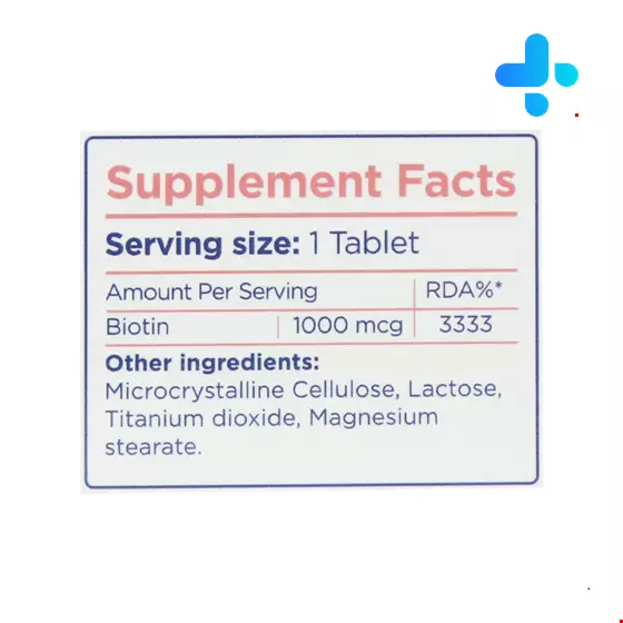 Hi Health Biotin 1000 mcg  30 Tab
