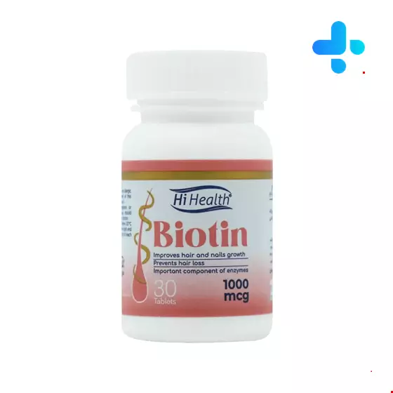 Hi Health Biotin 1000 mcg  30 Tab