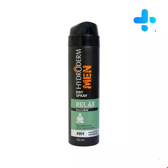 Hydroderm Relax Deodorant And Anti Perspirant Spray For Men 150 ml