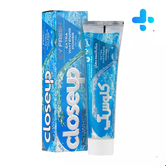 Icy White Winter Blast Toothpaste Closeup