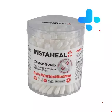 Instaheal Cotton Swab Rein Wattestabchen 100Pcs