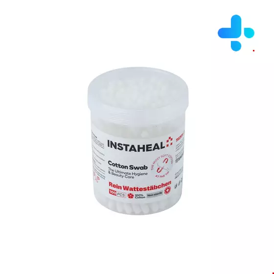 Instaheal Cotton Swab Rein Wattestabchen 100Pcs