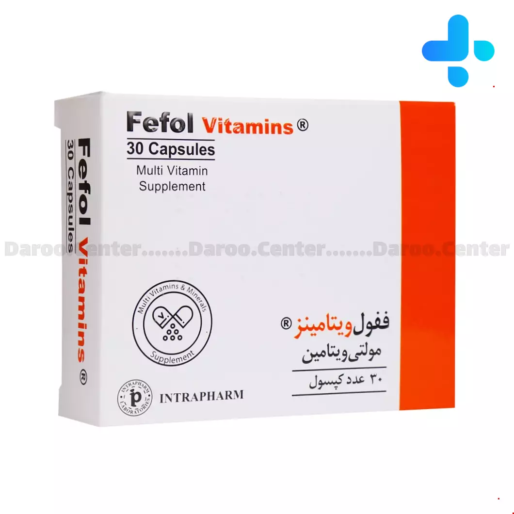 Intrapharm Fefol Vitamins 30 Capsules