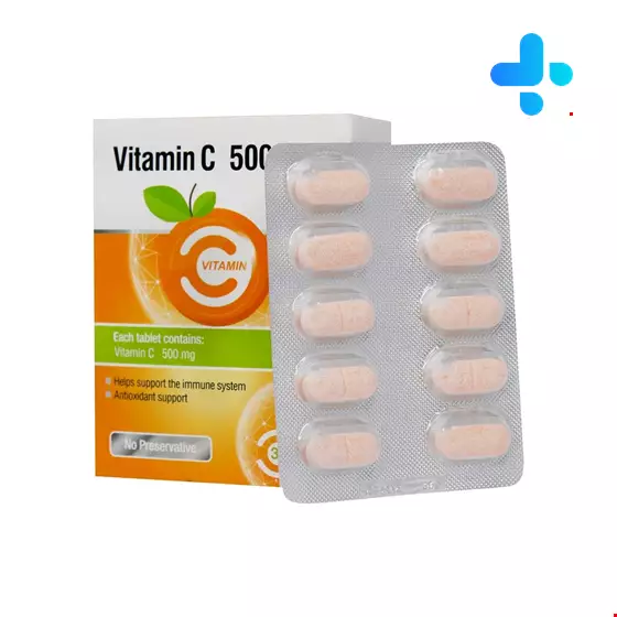 Iran Daru Vitamin C 500 Mg 30 Chewable Tablets