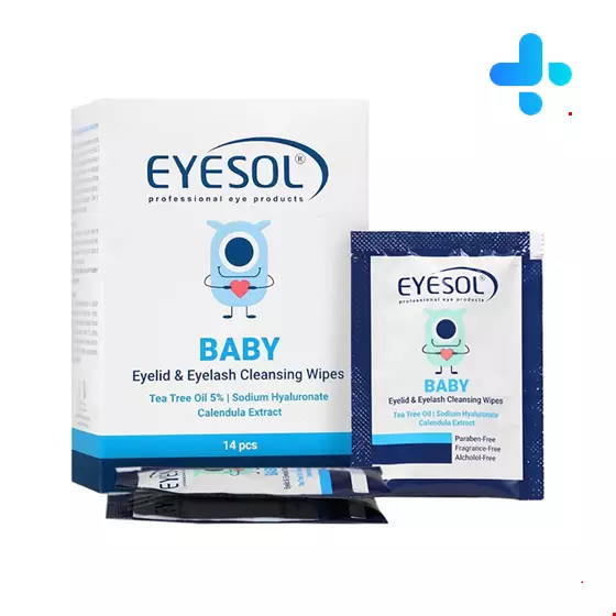 Eyesol Child Eyelid and Eyelash Cleansing Pad 14 count