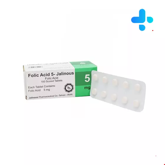Jalinous Folic Acid 5 Mg 100 Scored Tabs