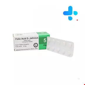 Jalinous Folic Acid 5 Mg 100 Scored Tabs