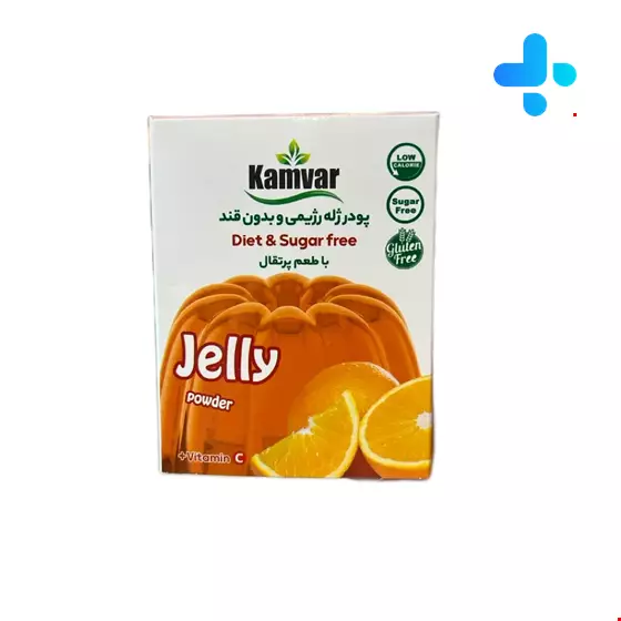 Kamvar Orange Jelly Powder without Sugar 36 gr