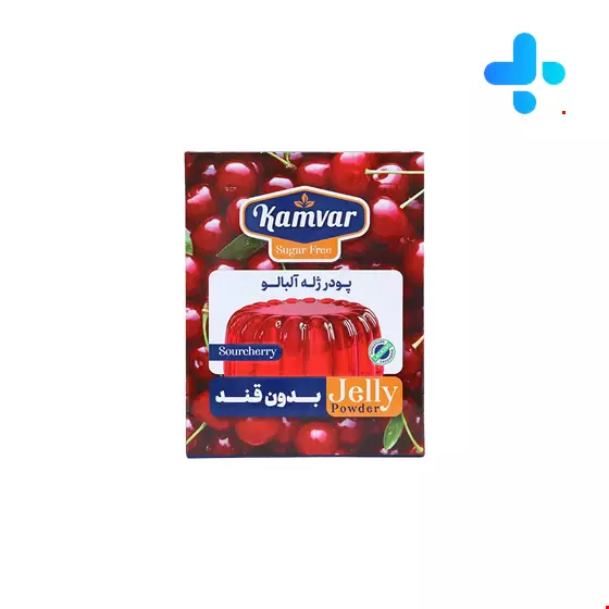 Kamvar Sour cherry Jelly Powder without Sugar 36 gr