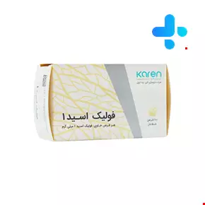 Karen Folic Acid 1 mg  100 Scared Tablets