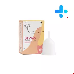 Levva Menstrual Cup White Medium Size
