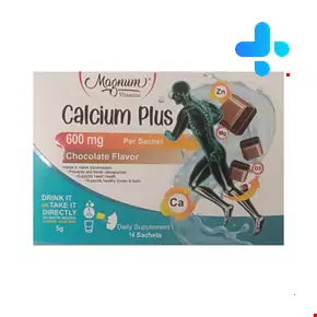 Magnum Vitamins Calcium Plus 600 mg  14 Sachet