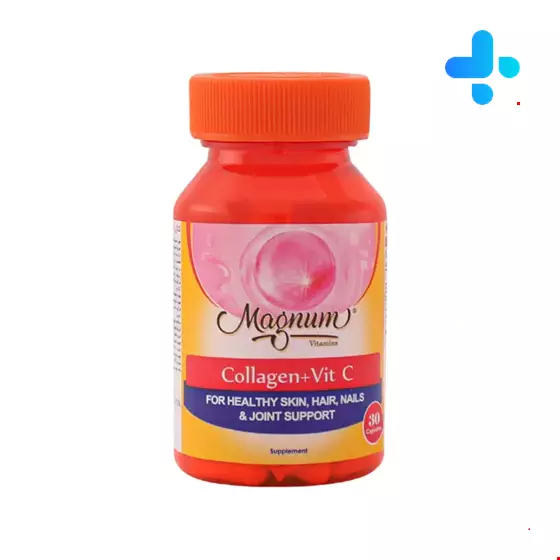Magnum Vitamins Collagen And Vitamin C 30 Capsules