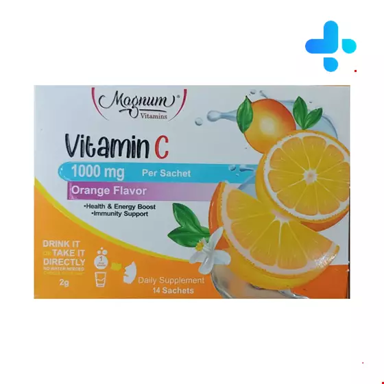 Magnum Vitamins Vitamin C 1000 mg  14 Sachet 