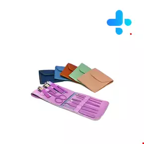 Manicure set in a case