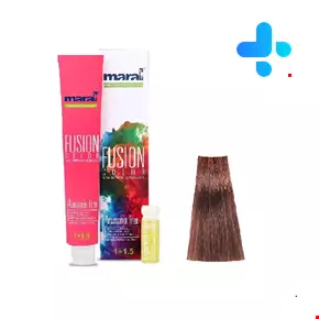رنگ مو بدون آمونیاک رنگ چای سرد شماره 6.589 فیوژن مارال 100 میلی لیتری
