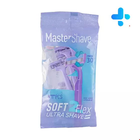 Master Shave Soft 2 Flex Ultra Shave Blade  4 Pcs