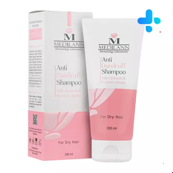 Medilann Anti Dandruff For Dry Hair Shampoo 200 ml