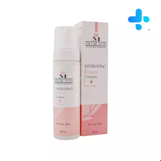 Medilann Hydrating Foam Cleanser For Dry Skin 200 Ml