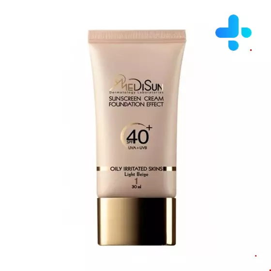 Medisun Cream Foundation For Oily And Irritated Skins 30 Ml