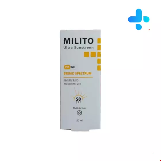 Milito Invisible Ultra Sunscreen SPF50 Fluide 50 Ml