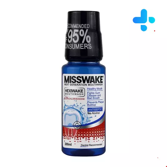 MISSWAKE ChlorHexidine %2 Mouthwash