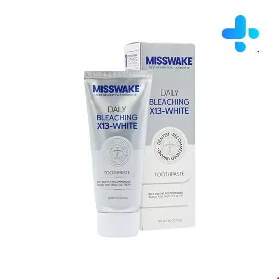 Misswake Daily Bleaching x13-white Toothpaste 75 g