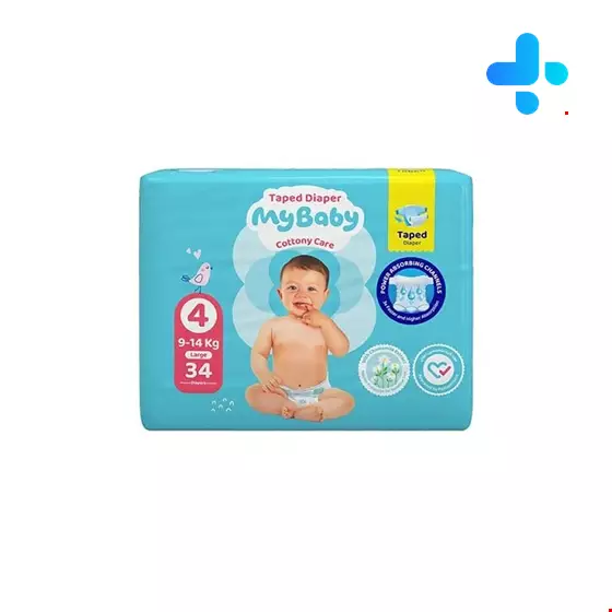 My baby size 4 baby 34 diapers