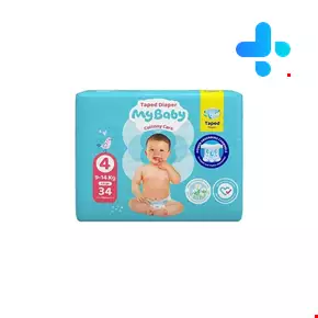 My baby size 4 baby 34 diapers