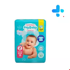 My baby stretchy size 2 16 diapers pach