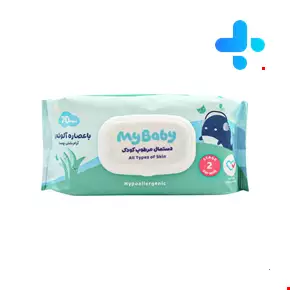 My Baby Wet Wipes For Kids With Aloe Vera Extract  70 Pcs