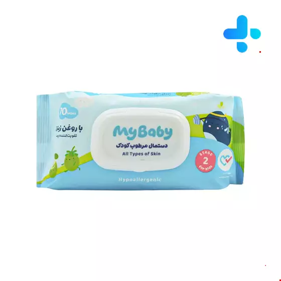 My Baby Wet Wipes For Kids With Olive Oil 70 Pcs