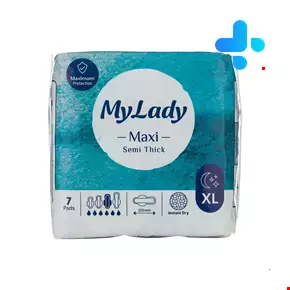 My Lady Mesh Maxi Sanitary Napkin XL, 7 Count
