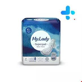 My Lady Mesh Super pad Sanitary Napkin XL, 7 Count