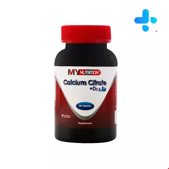 My Nutrition Calcium Citrate + D3 + K2 Softgels  60 Tablets