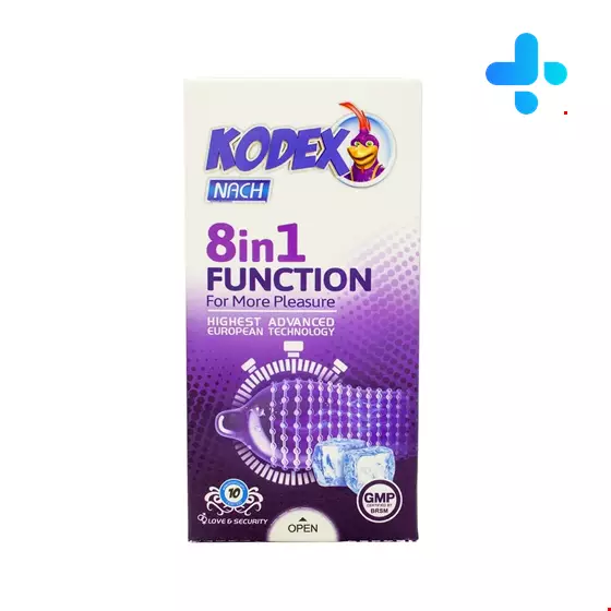 Nach Kodex 8 In 1 Function Condoms 10 Pcs