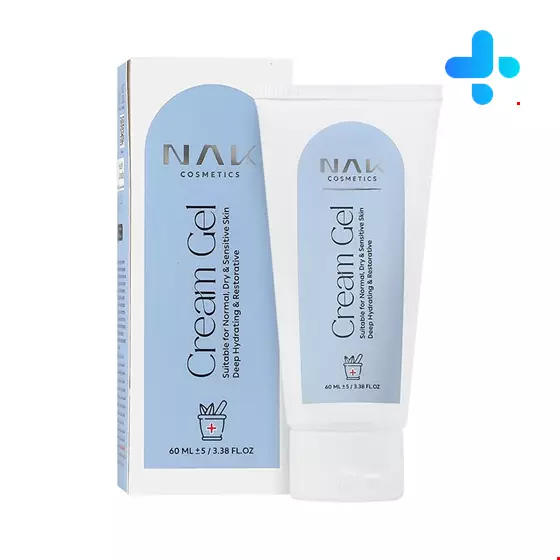 Nak Hydrating and Anti Wrinkle Gel Cream for Dry Skin 60 ml