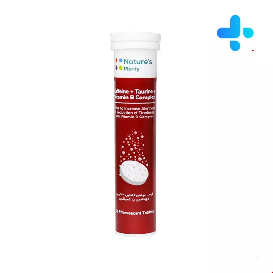 Natures Plenty Caffeine and Taurine and Vitamin B Complex 20 Effervescent Tablets