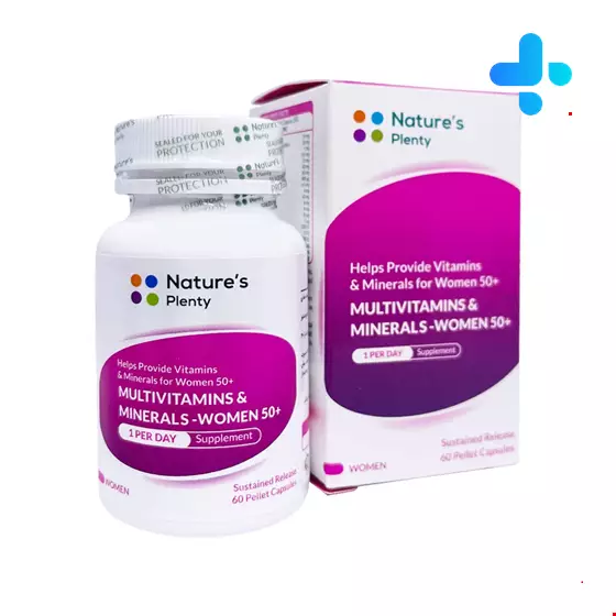 Natures Plenty Multivitamins And Minerals For Women Over 50 60 capsules