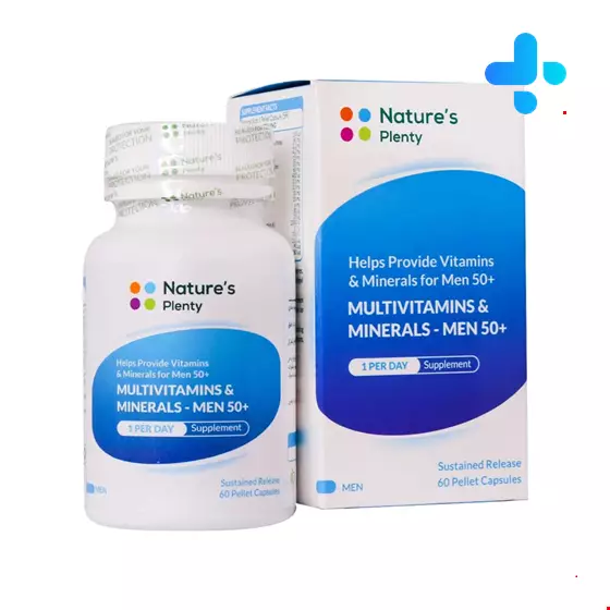 Natures Plenty Multivitamins And Minerals Mens Up 50 years 60 Capsule