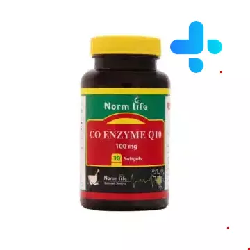 Norm Life Co Enzyme Q10 100 mg 30 Softgels