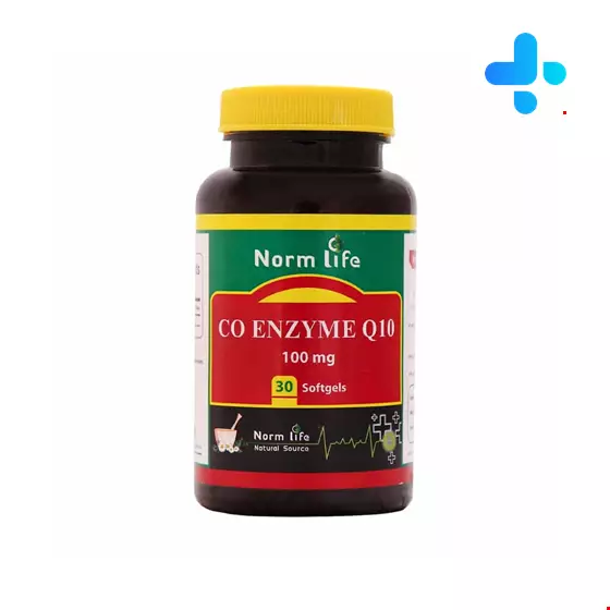 Norm Life Co Enzyme Q10 100 mg 30 Softgels