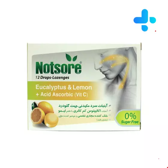 Notsore Cold Sugar Free Sucking Candy 12 Pcs