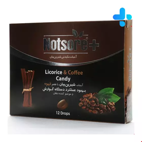 Notsore Licorice And Coffee Candy 12 Pcs