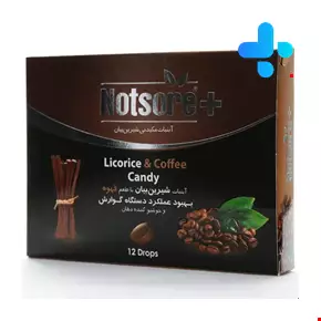 Notsore Licorice And Coffee Candy 12 Pcs