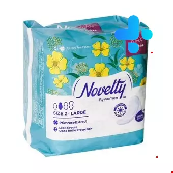 Novelty Mesh Sanitary Napkin  Size 2 Large  8 pcs
