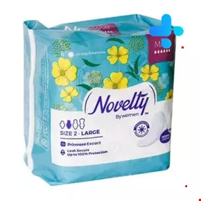 Novelty Mesh Sanitary Napkin  Size 2 Large  8 pcs