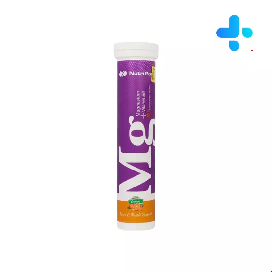 Nutri Pad Magnesium And Vitamin B6 20 Effervescent Tabs