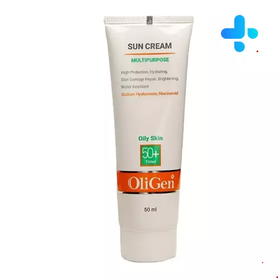 OliGen Wrinkle Reducer Sunscreen Cream SPF50 For Oily Skin 50 Ml